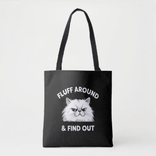 Tote Bag Autour du Fluff Citation Humoristique Sarcasique D
