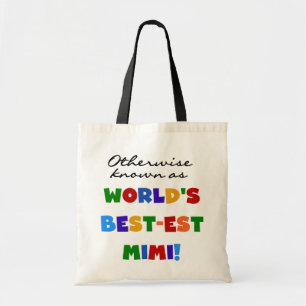 Tote Bag Autrement connu en tant que cadeaux Meilleur-est M