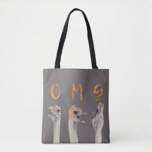 Tote Bag Autruches d'OMG