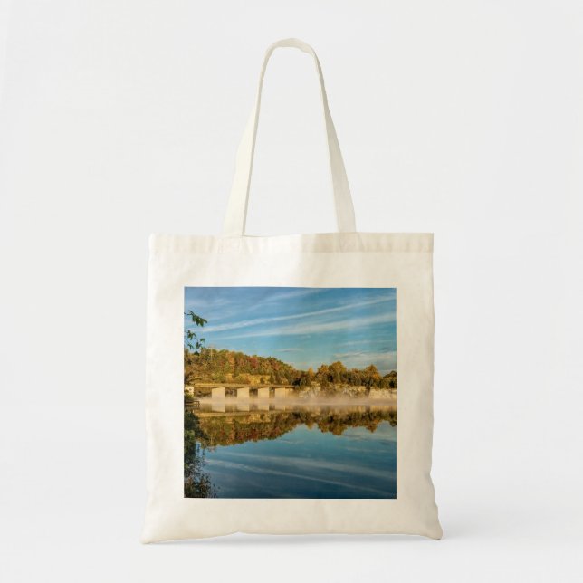 Tote Bag Autumn Glow Lake Springfield (Devant)