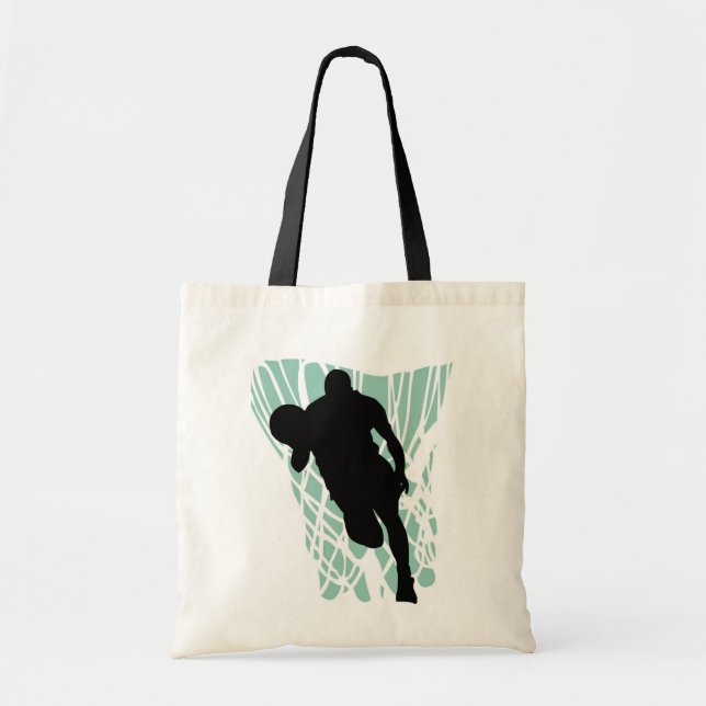Tote Bag Aux T-shirts et aux cadeaux nets de basket-ball (Devant)