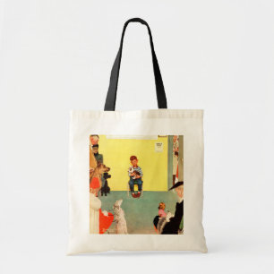 Tote Bag Aux vétérinaires par Norman Rockwell