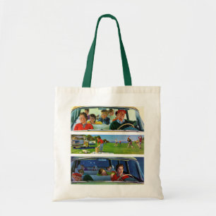Tote Bag Avant, pendant et après le pique-nique