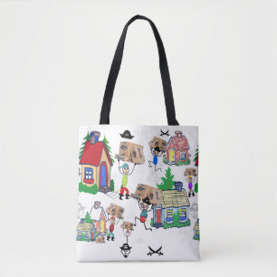 Tote Bag Avast Ye Porch Pirates !