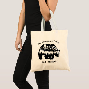 Tote Bag Aventure de camping et de randonnée dans les monta