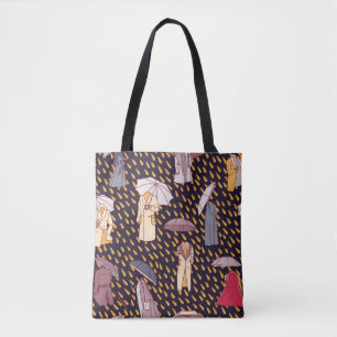 Tote Bag Aventures du Jour de la Pluie : Parapluies invisib