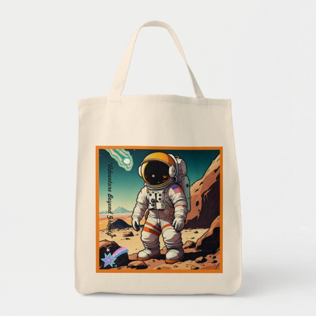 Tote Bag "Aventures liées à l'espace" (Devant)