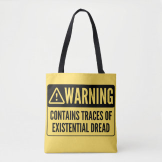 Tote Bag Avertissement Contient des Traces de Détresse Exis