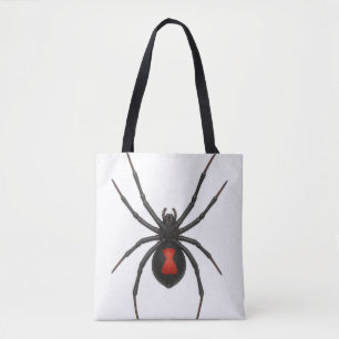 Tote Bag Avertissement de la veuve : Spider de veuve noire