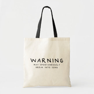 Tote Bag Avertissement Peuvent Spontanément Se Casser Dans 
