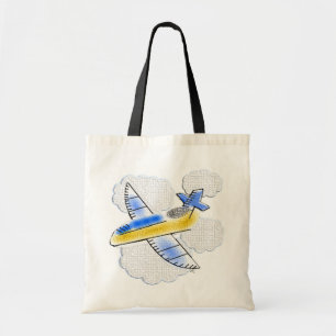 Tote Bag Avion à réaction dans le cadeau aérien