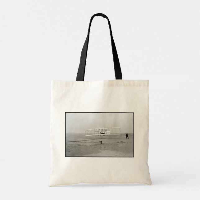 Tote Bag Avion des Frères Wright Premier Vol en Avion Aviat (Dos)