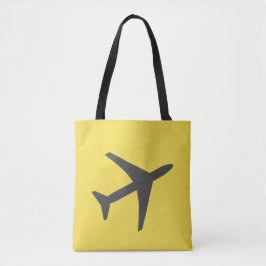 Tote Bag Avion minimaliste Avion Vol