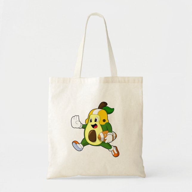 Tote Bag Avocado au football (Devant)