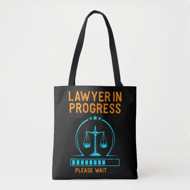 Tote Bag Avocat amusant Chargement d'Avocat Diplôme (Devant)