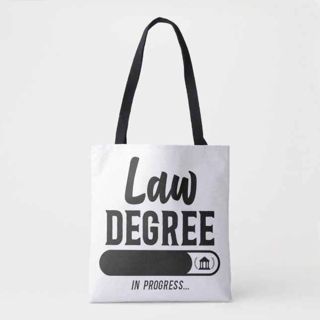 Tote Bag Avocat Droit étudiant Diplôme En Provenance (Devant)