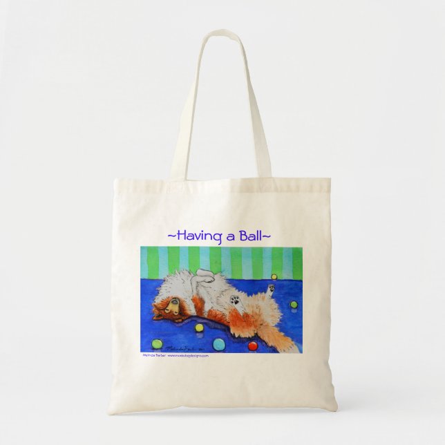Tote Bag Avoir une boule (Devant)