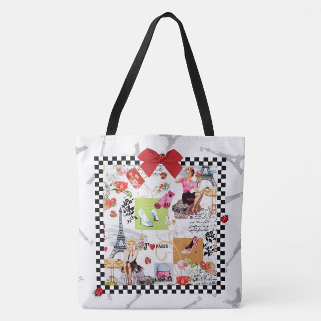 Tote Bag Avril à Paris 1er (Devant)