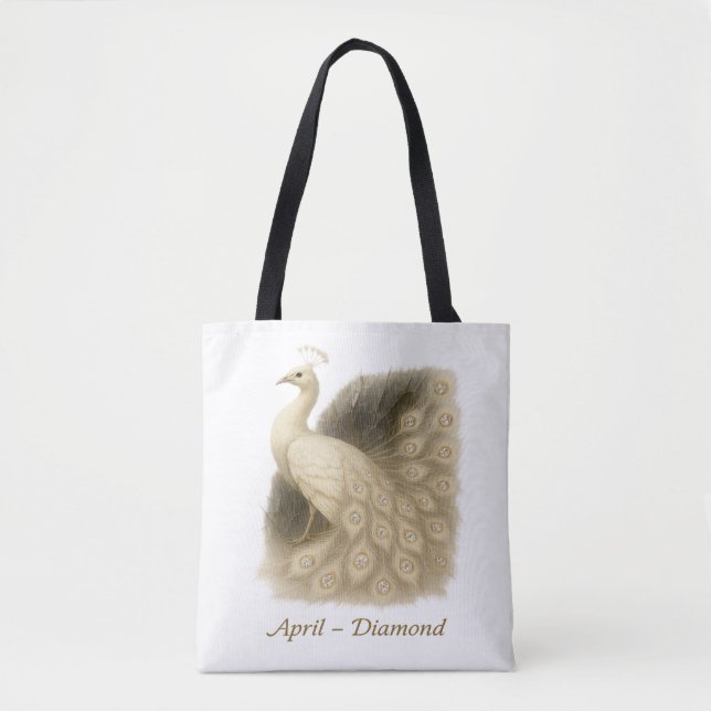 Tote Bag Avril - Peacock Diamond (Devant)