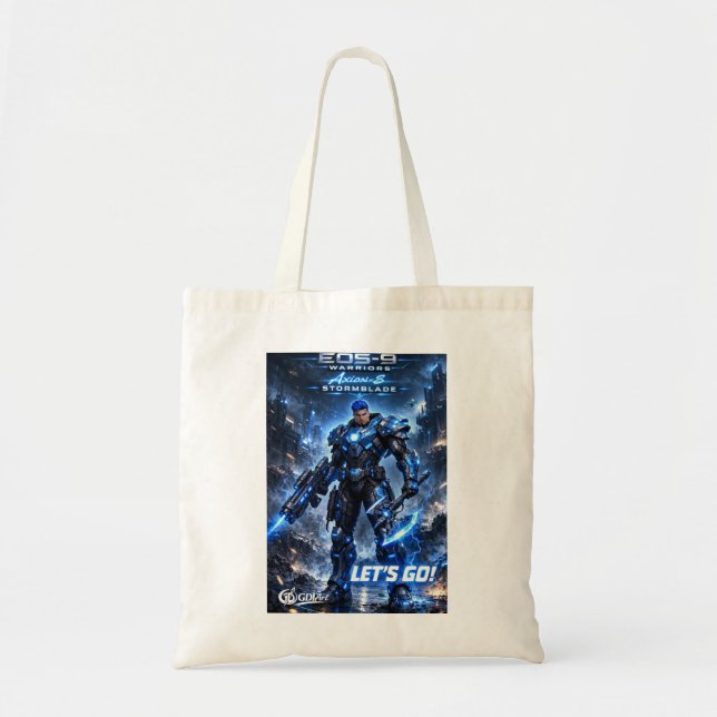 Tote Bag -AXION-8 STORMBLADE - LET'S GO! (Devant)