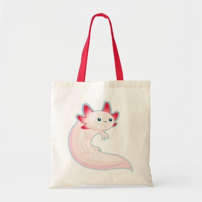Tote Bag Axolotl (Devant)