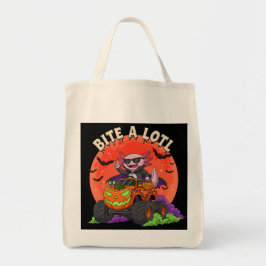 Tote Bag Axolotl Vampire Halloween Monster Truck Candy