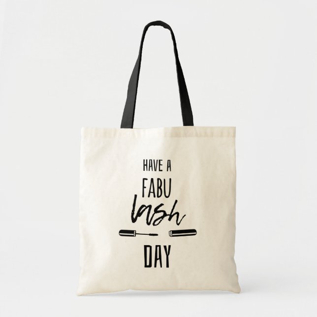Tote Bag Ayez un jour de mèche de Fabu (Devant)