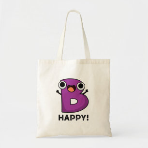 Tote Bag B Joyeux jeu amusant Alphabet Pun