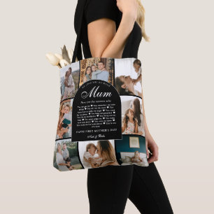 Tote Bag B & W Raisons pour lesquelles nous vous aimons Mam
