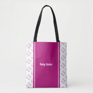 Tote Bag Baby baller rose Fourre-tout