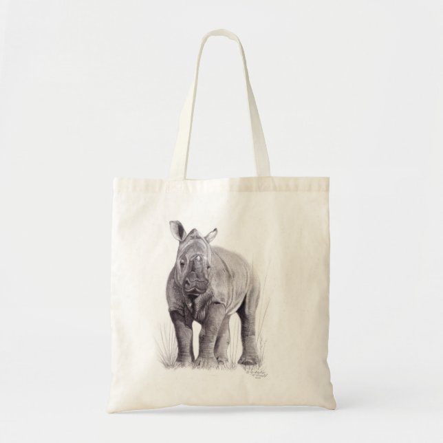 Tote Bag Baby Rhino (Devant)