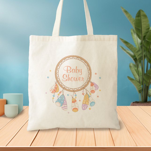 Tote Bag Baby shower de Boho Tribal Dreamcatcher (Créateur téléchargé)