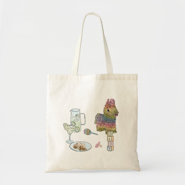 Tote Bag Baby shower Fiesta (Devant)