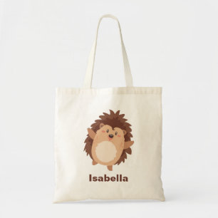 Tote Bag Bac de marché personnalisable de Hérisson adorab