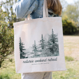 Tote Bag Bachelorette de la Forêt de Retraite du Week-end d
