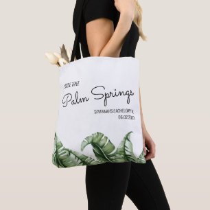 Tote Bag Bachelorette de la tribu des Mariées Tropical Palm
