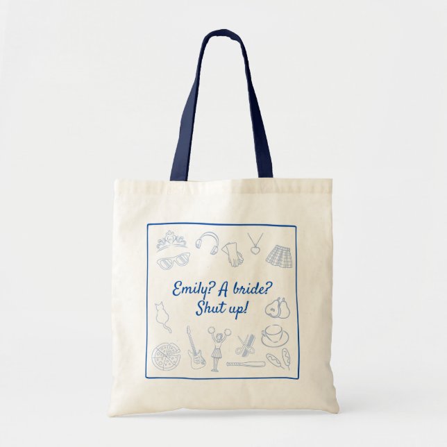 Tote Bag Bachelorette de l'année 2000 (Devant)