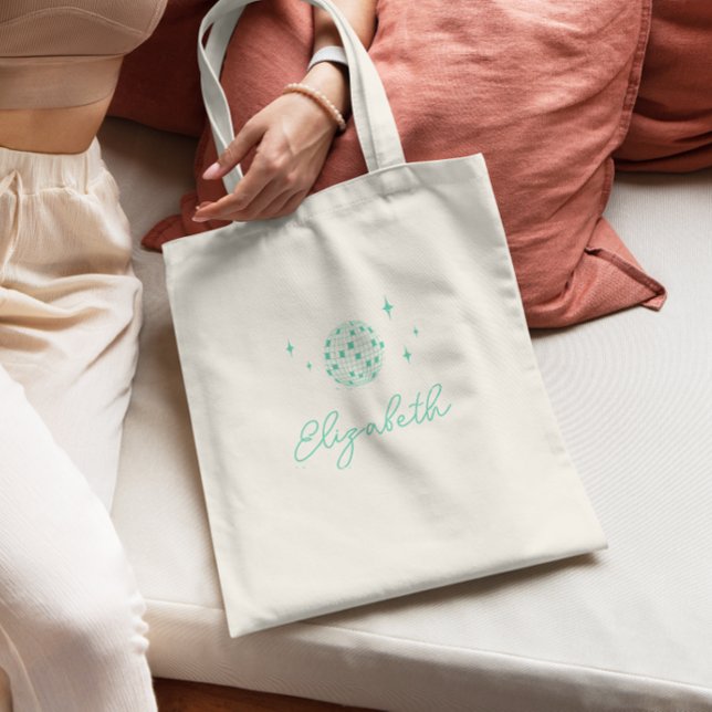 Tote Bag Bachelorette Disco Personnalisée (Créateur téléchargé)