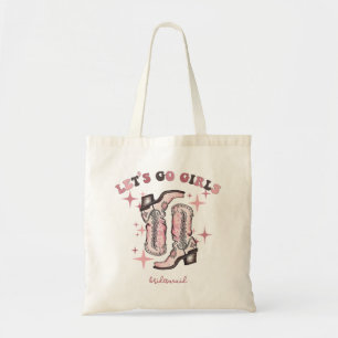 Tote Bag Bachelorette Fête Favor Let's Go Girls
