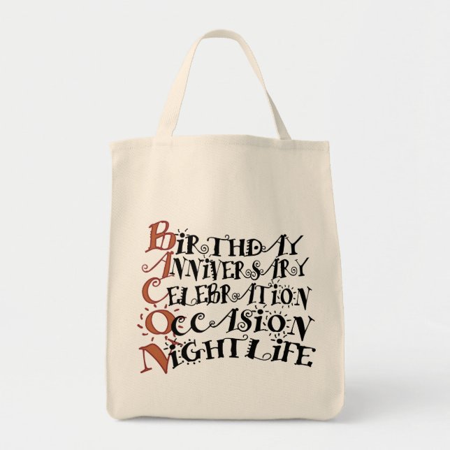 Tote Bag Bacon (Devant)