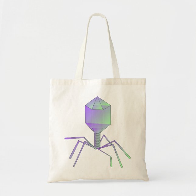 Tote Bag Bactériophage (Devant)