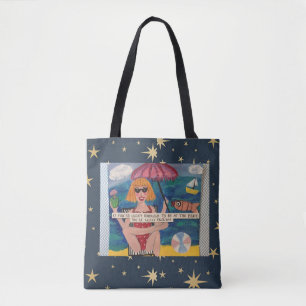 TOTE BAG BAD GIRL ART FOURRE-TOUT