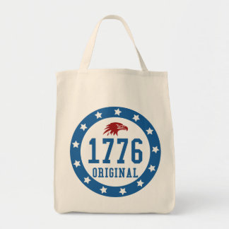 Tote Bag Badge 4 juillet 1776 Original