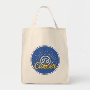 Tote Bag Badge de signe du cancer
