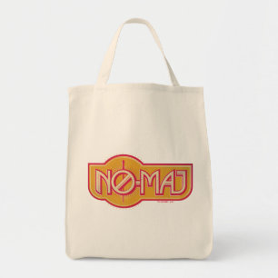 Tote Bag Badge rouge et jaune NO-MAJ™