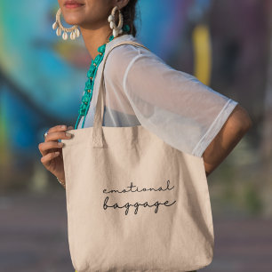 Tote Bag Bagage Émotionnel Transportez Vos Sentiments avec