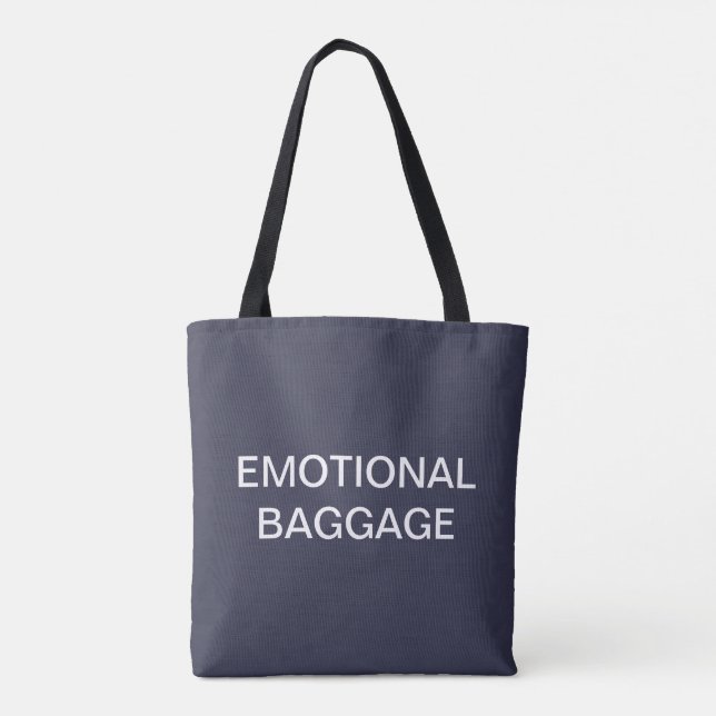Tote Bag Bagages émotifs fourre-tout (Dos)