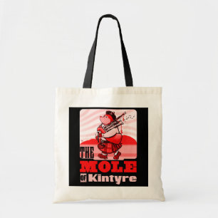 Tote Bag Bagpipe écossais Jouant La Mole De Kintyre