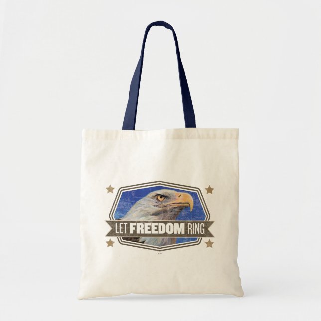 Tote Bag Bague de liberté Eagle-Let (Devant)