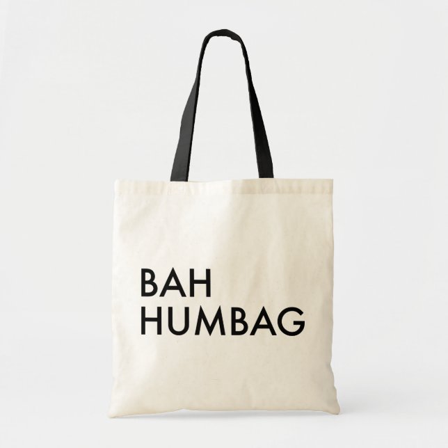 Tote Bag Bah Humbag (Devant)